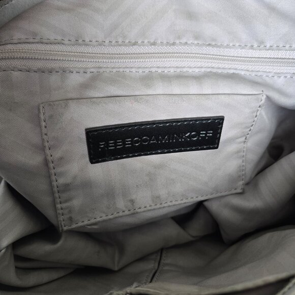Rebecca Minkoff Regan Gray Satchel Bag Tassels Zip Top, Needs Cleaning - Picture 12 of 13